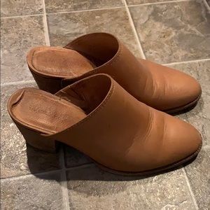 Madewell Harper mule In English Saddle